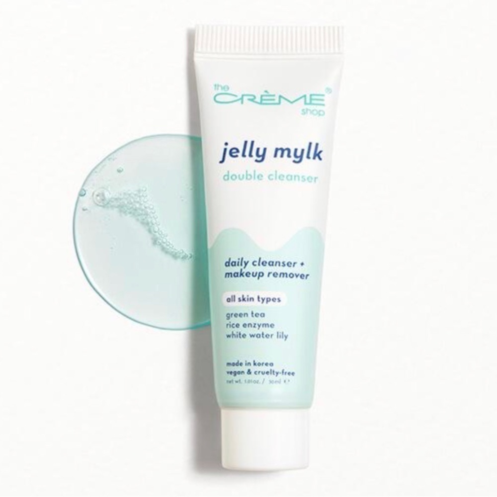 The Creme Shop Jelly Mylk Double Cleanser | NEW | Mini 30mL Sealed | Jelly Milk